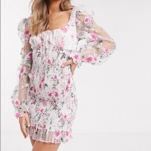 FOR LOVE AND LEMONS Lovell Burnout Floral Dress